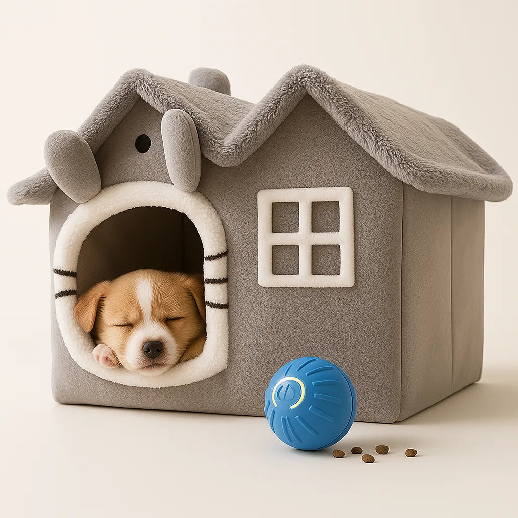 Barkly CloudCushion™ – Cama de Espuma Estruturada e Macia para Gatos & Cães de Pequeno Porte